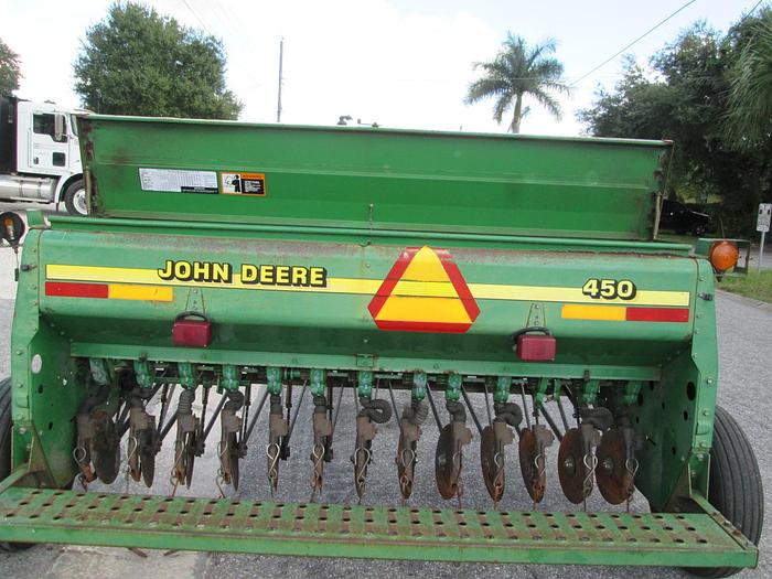 Used John Deere 450 grain drill seeder