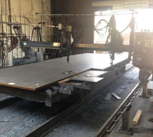 MG 12' x 24', 4 Oxy Torches, MG Systems 80 CNC