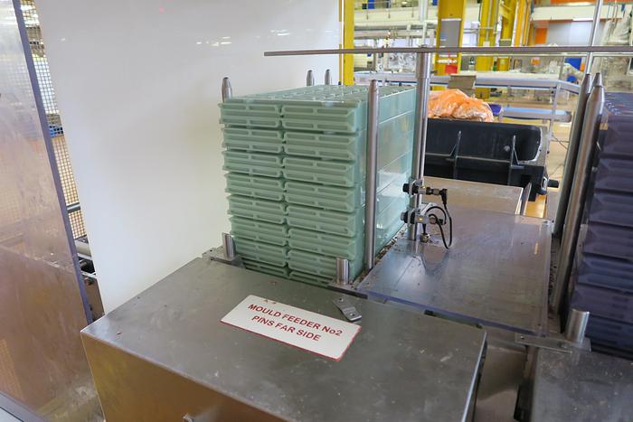 Used Aasted Frozen Cone Chocolate Moulding Line