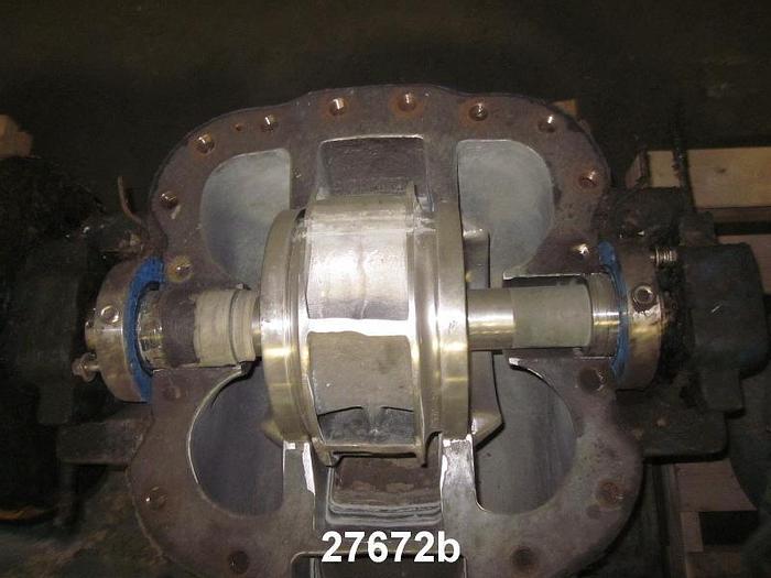 Used Goulds 3410 Goulds 3410, 10X12X12, Stainless Steel Casing,  12.5" Diameter Impeller, 7-Vane Stainless Steel Impeller, Stainless Steel Wear Rings, Mechanical Seals. #27672