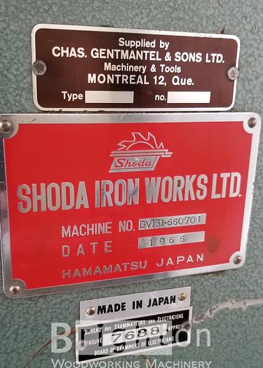 Used Shoda Used Dovetail machine, Model DV 131