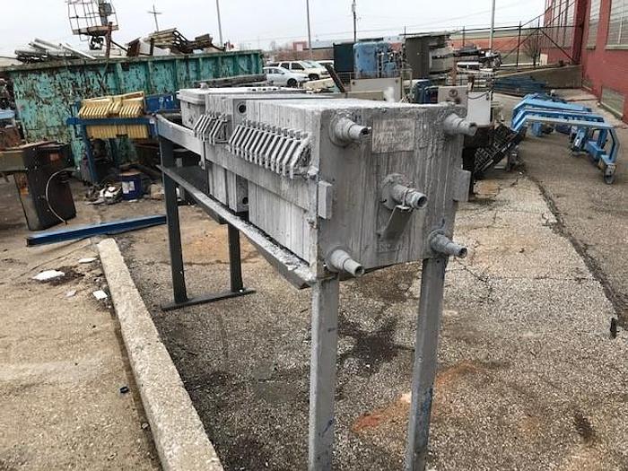 Used 6 CU. FT. MET-CHEM FILTER PRESS - EXPANDABLE - 630 MM - C.G.R.