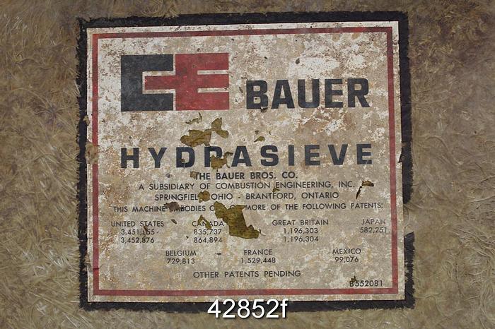 Used Bauer 72" Hydrasieve With .020" Slots #42852