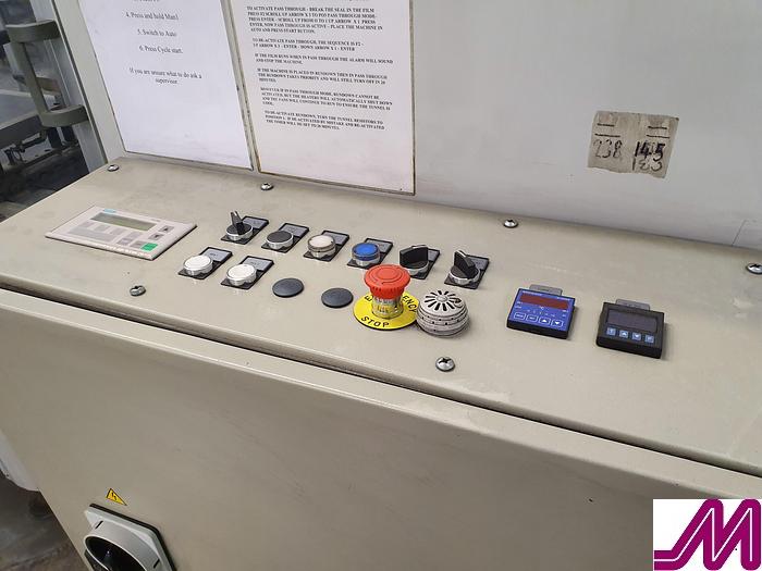 Used 2006 ADPAK  Uniblock Type 712NFS Shrink Wrapper & Heat Tunnel