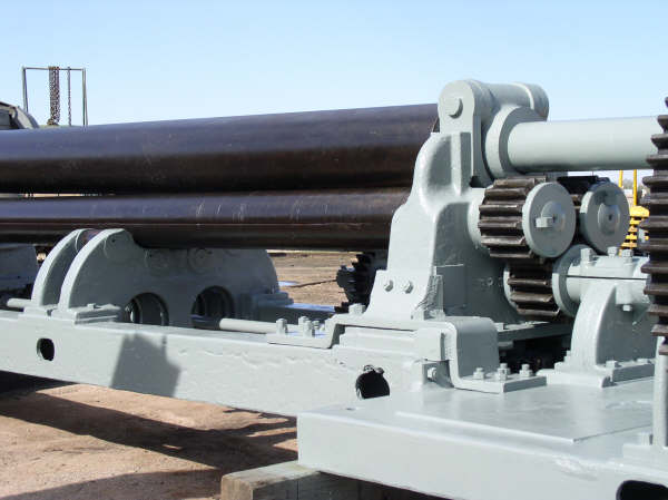 Used 16' x 7/8" Hilles & Jones Plate Bending Roll; Pyramid Type; Vari-Speed; Hyd. Drop End; New Controls; Recon.; 50 HP Main Drive