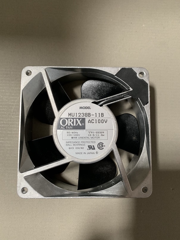 Used Oriental Motor Orix AC Fan MU1238B-11B