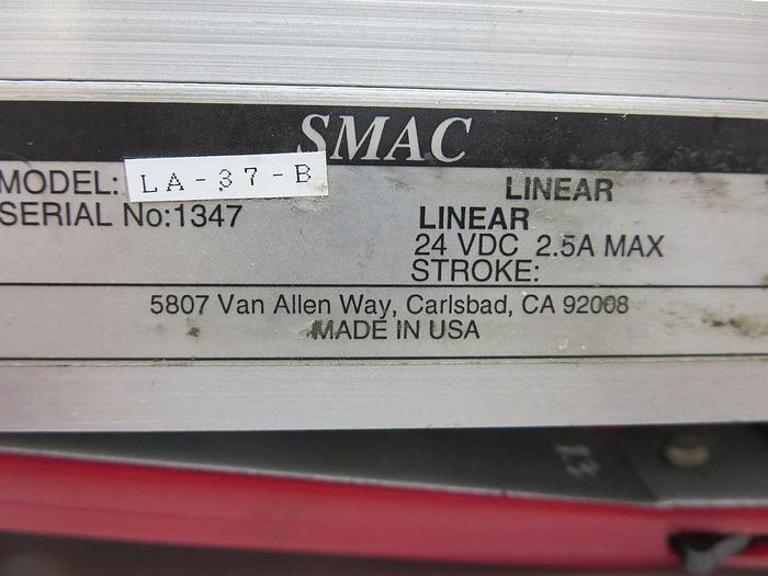 Used SMAC Corp. Linear Actuator