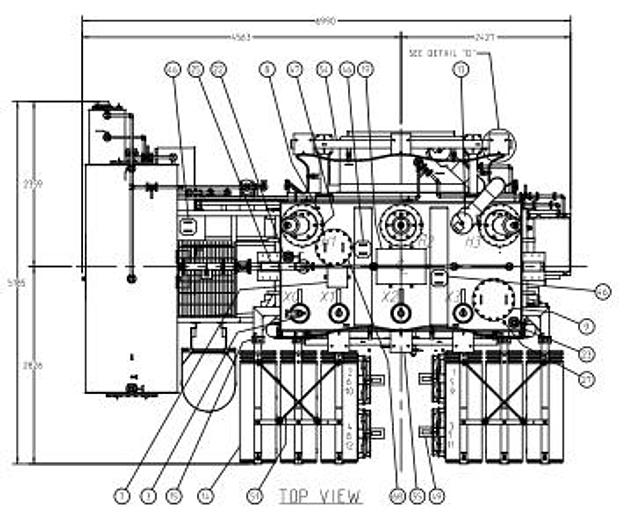 Used 2012 Siemans Substation transformer 20-33.3 MVA rated 122.4 to 151.2kv