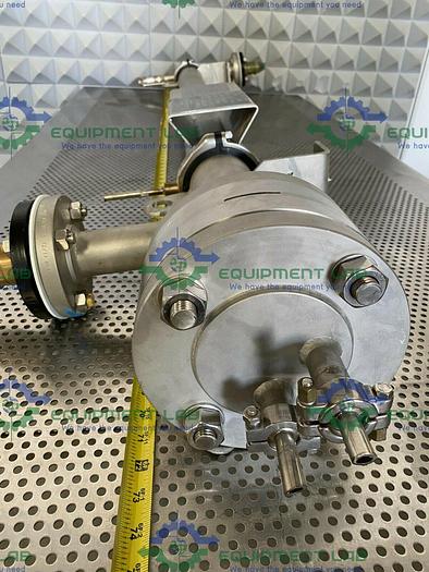 Used Allegheny Bradford  Stainless Steel Shell and Tube Heat Exchanger 6.3 Sq. Ft