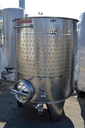 New Stock Letina 500gal/1900L Variable Capacity Jacketed Storage Tank