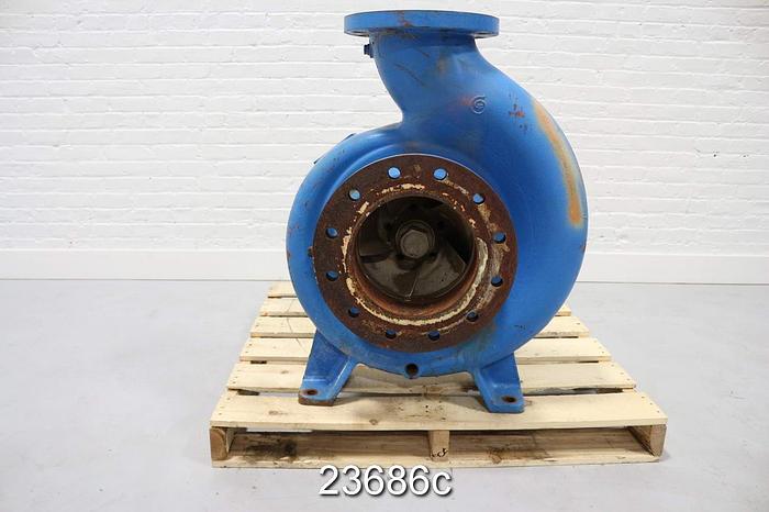 Used Goulds 3180L Pump, 8x10x16, 5-Vane Impeller, Ductile Iron Casing #23686