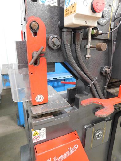 Used Edwards 75 Ton Hydraulic Ironworker IW75-3P230