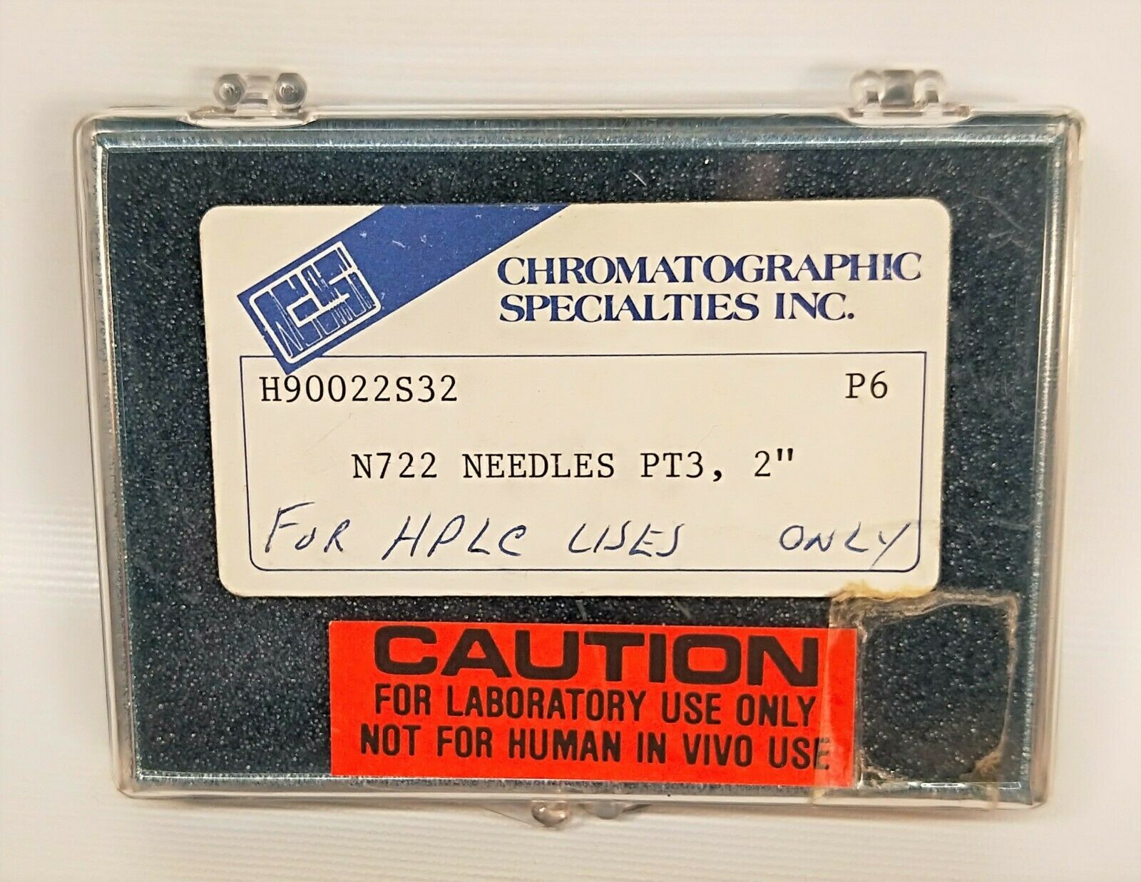 Used ChromSpec H90022S32 PT3 Injection Needles - 2"L (Pack of 6)