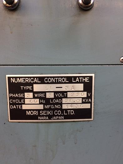 Used MORI SEIKI SL3-A CNC Lathe with 8" chuck, Tailstock, Chip conveyor - $5500
