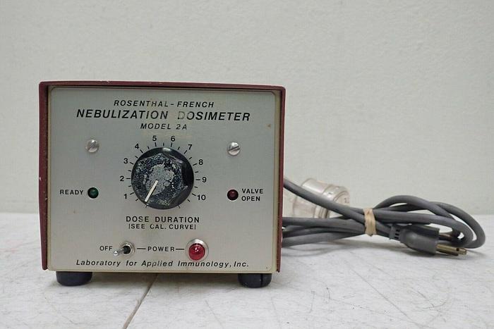 Used Rosenthal French Model 2A Nebulization Dosimeter