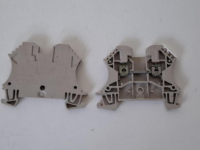 Gebraucht 1 Set=124 Stück, Reihenklenmmen, WDU2,5, 4, 6, Weidmüller, gebraucht