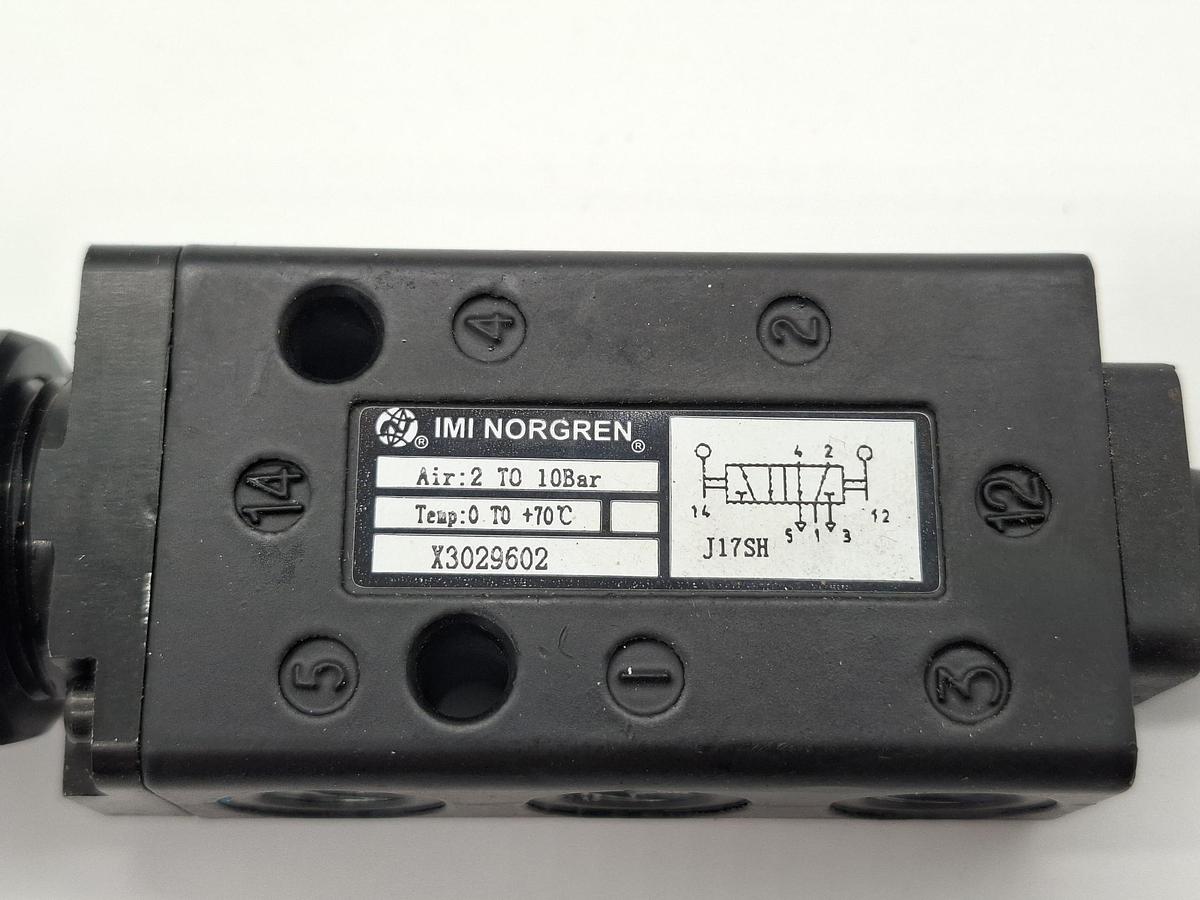 Hebel Ventil, 5/2 Wege, G1/8", X3029602, Norgren, neu