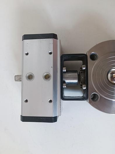 Gebraucht Edelstahl Kompakt Kugelhahn DN25 mit Pneumatikantrieb, getestet, DN25, Alfa, gebraucht