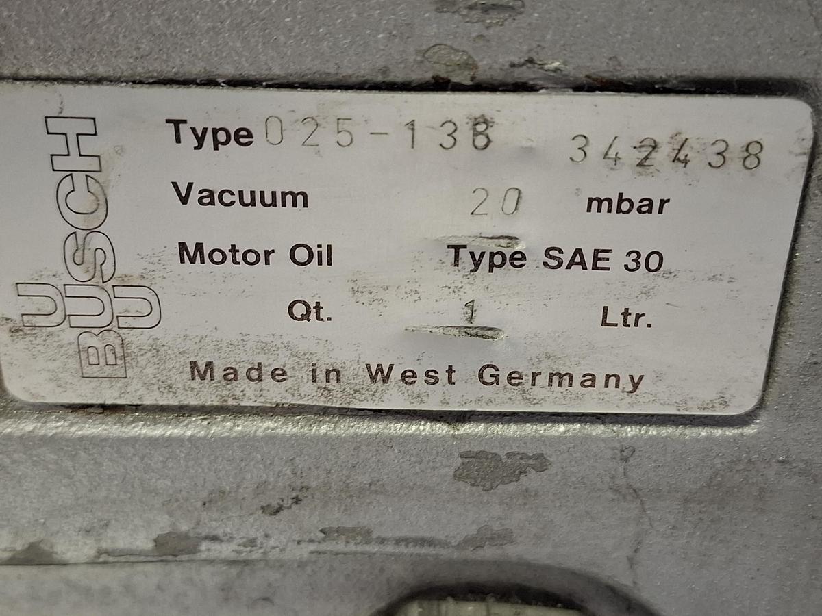 Gebraucht Vakuumpumpe, 025-138, 20mbar, Busch, gebraucht-Top