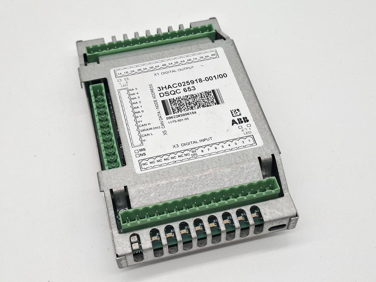 Digital I/O Modul, DSQC 653, 3HAC025918-001/00, ABB, neu