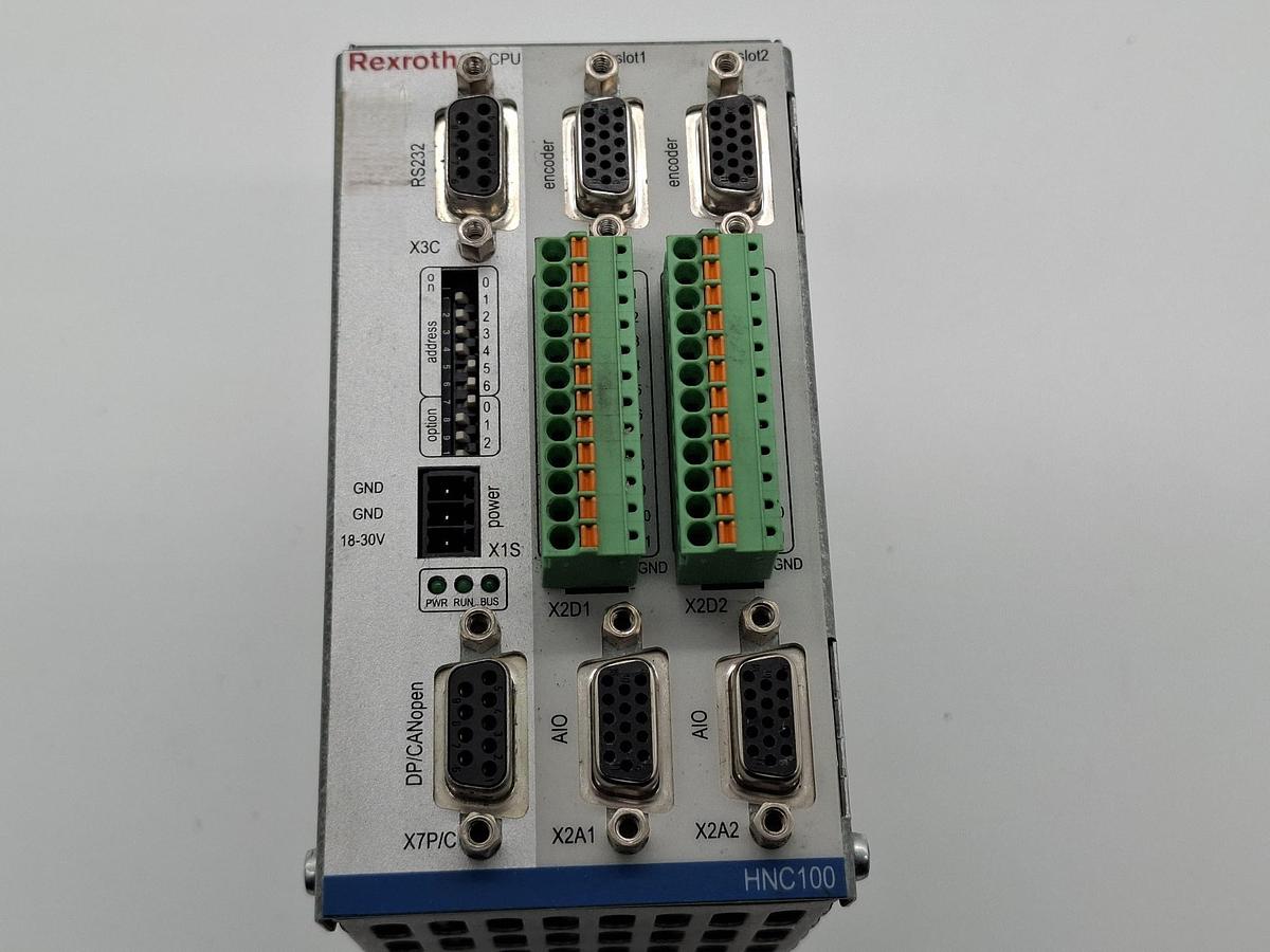 Gebraucht 3 Stück Proportionalventile + Steuergerät, R900948284 + VT-HNC100-2…, Rexroth, gebraucht