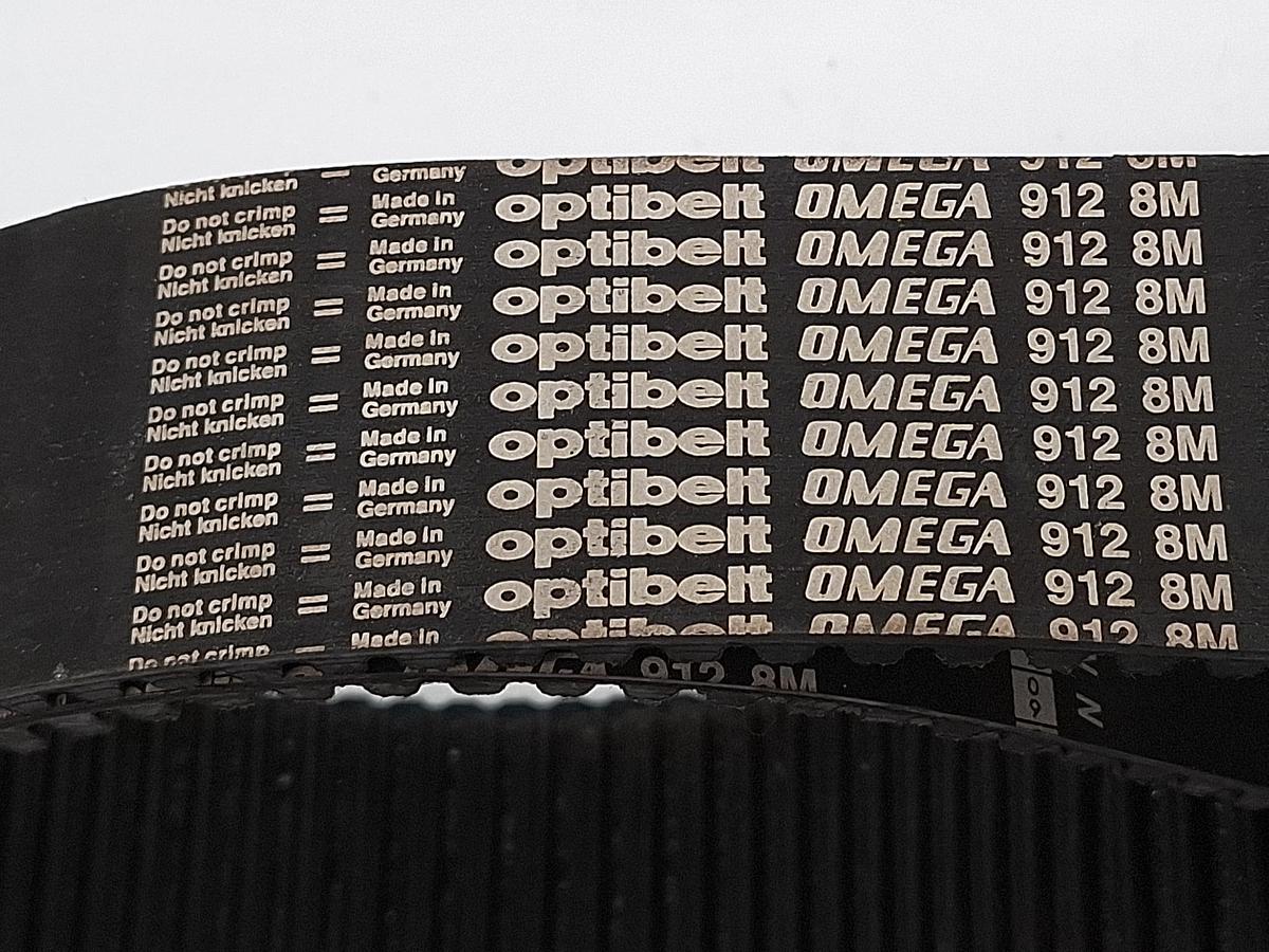 2 Stück Zahnriemen Omega, 912 8M 50, 912mm x 50mmm Optibelt, neu