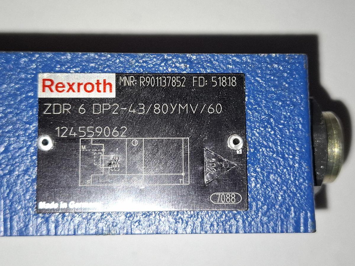 Druckreduzierventil, R901137852, ZDR6DP2-43/80YM/60, Rexroth, neuwertig