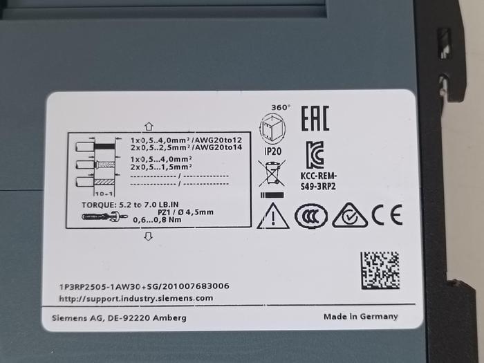 Gebraucht SIRIUS Zeitrelais, 3RP2505-1AW30, Siemens, neuwertig