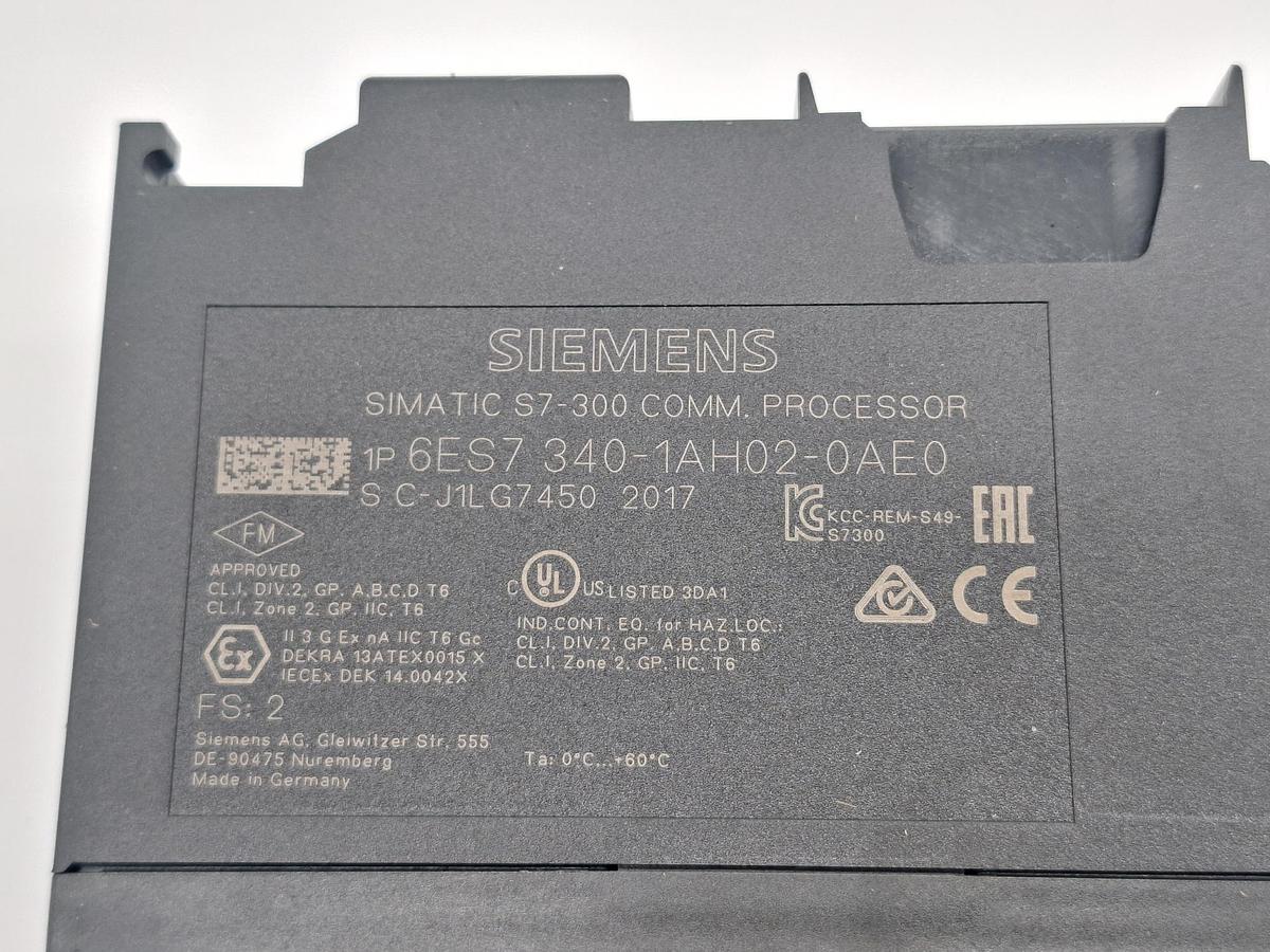 COMM Prozessor, 6ES7 340-1AH02-0AE0, Siemens, neu