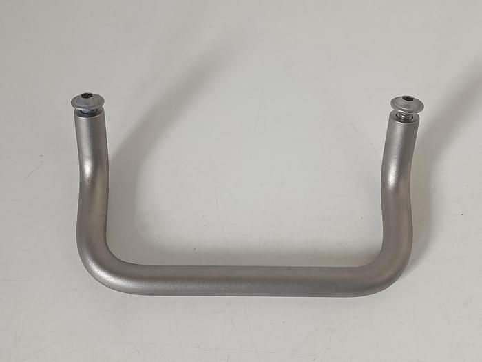 Gebraucht 9 Stück Bügelgriff abgewinkelt, Edelstahl elektropoliert, 125mm x D12mm, , neuwertig -50%