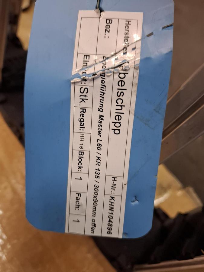 Energiekette, Energieführung, 9000mm, Master L60, Kabelschlepp, neuwertig