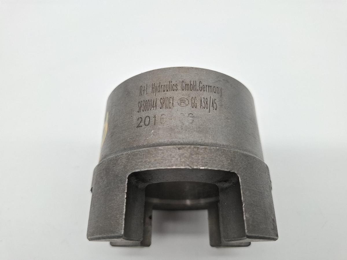 3 Stück Kupplungshälften, D48mm, SP380044 Spidex, GG38/45 R+L Hydraulics, neuwertig