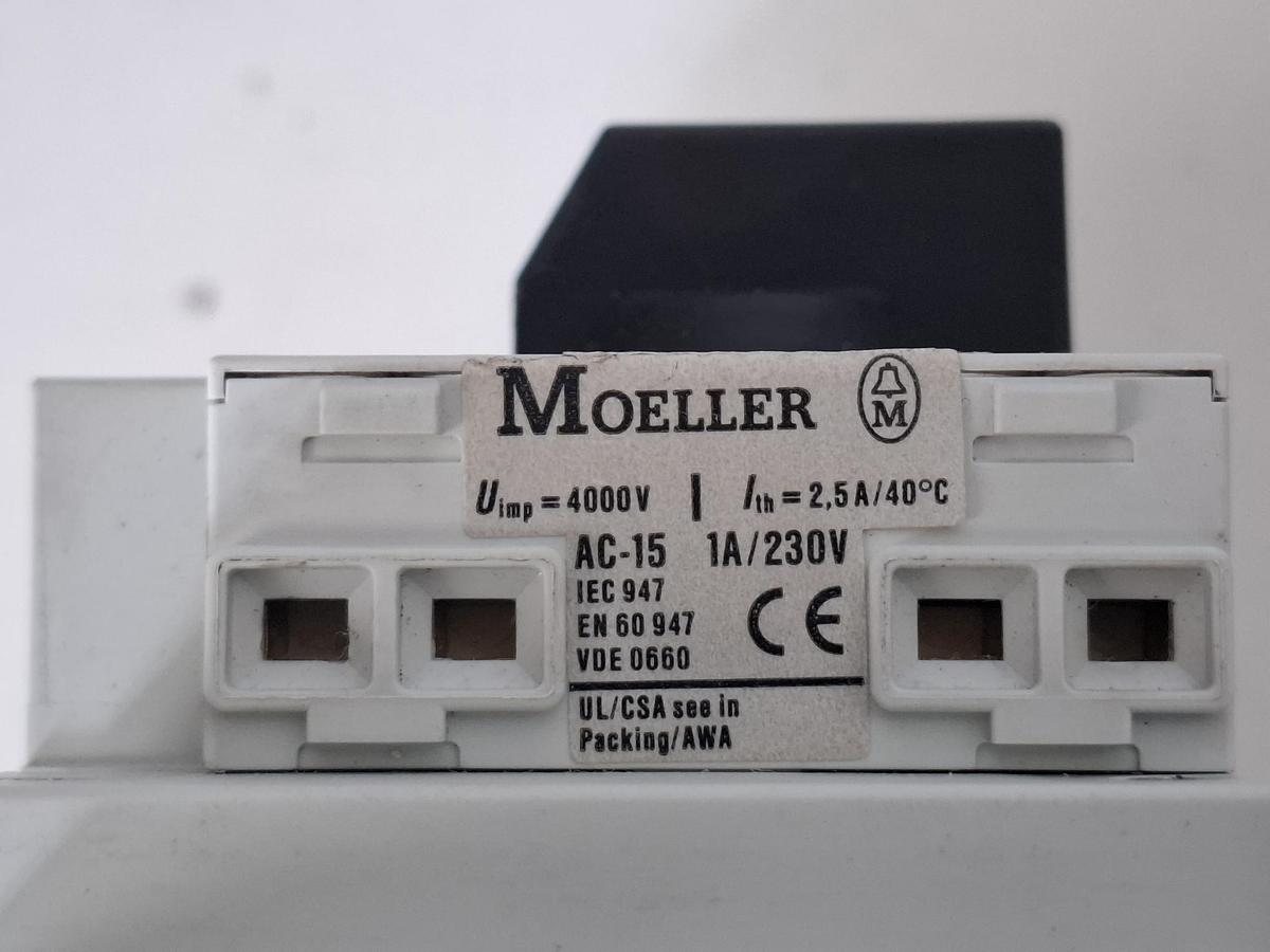 Gebraucht 2 Stück Motorschutzschalter, PKMZ4-25 NHI-E, Möller / Eaton, gebraucht