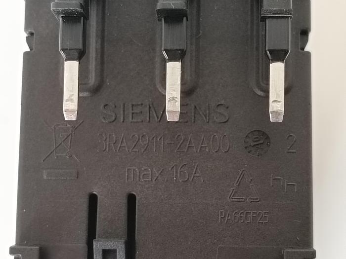 Gebraucht 3 Stück Schütz Sirius + Anbauteile, 3RT2015-2BB41, Siemens, neuwertig -40%
