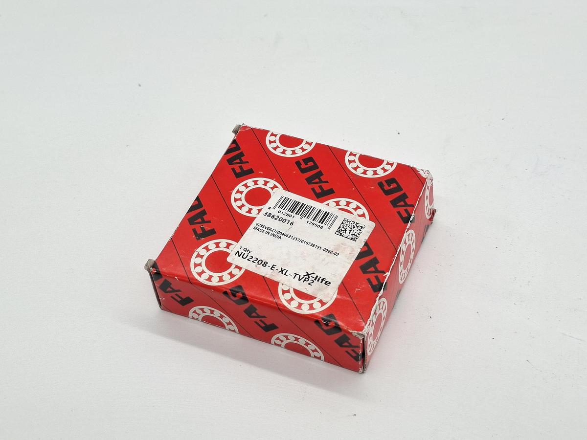 1 Stück Zylinderrollenlager, NU2208-E-XL-TVP2, FAG, neu