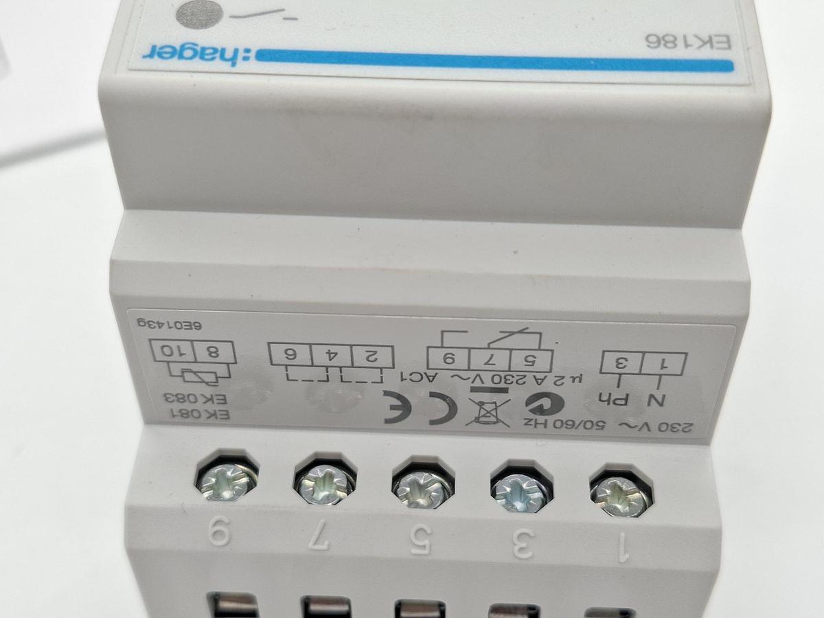 Thermostat, EK186, Hager, neu