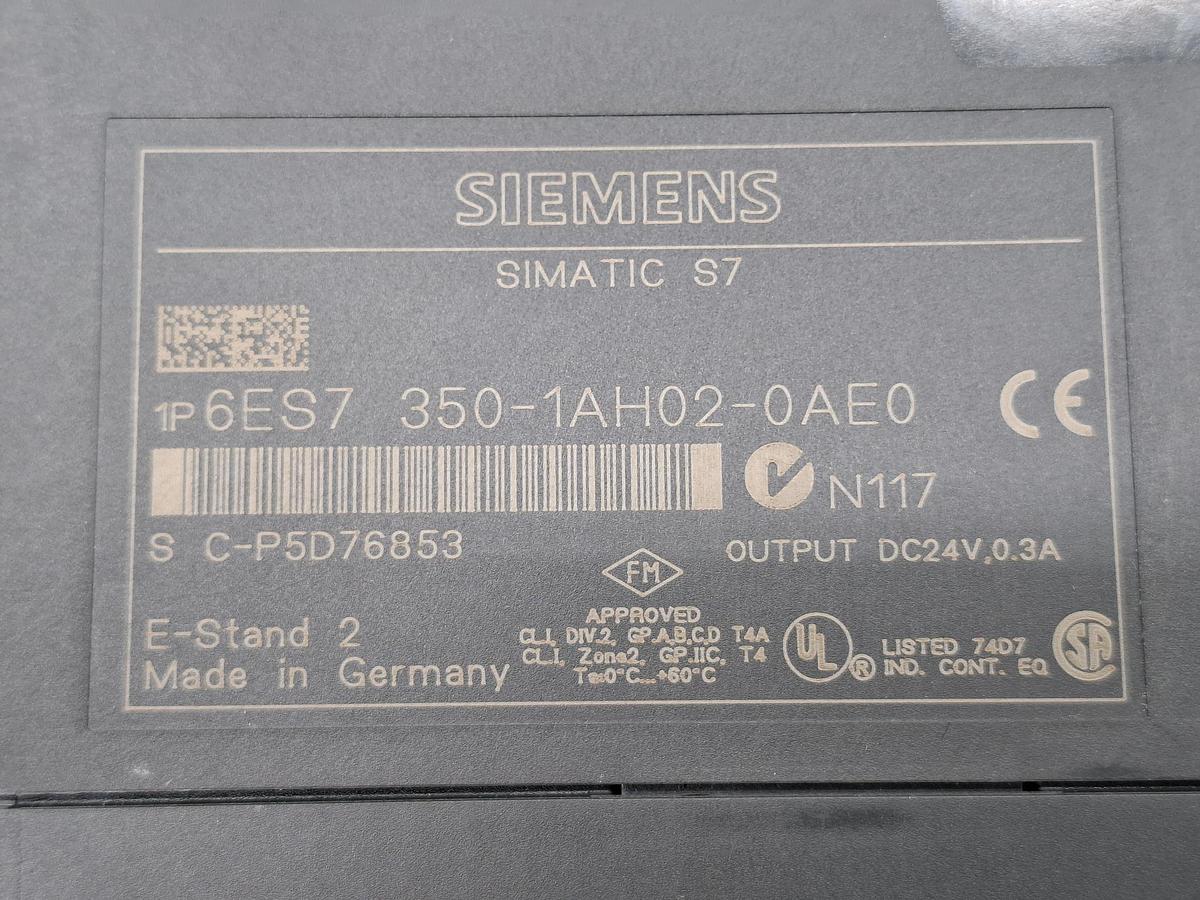 Gebraucht Zählerbaugruppe FM350, 6ES7 350-1AH02-0AE0, Siemens, gebraucht-Funktionszusicherung