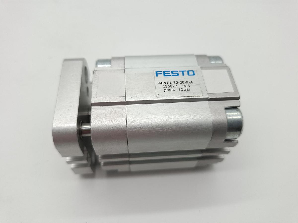 2 Stück Kompaktzylinder, Hub 20mm, ADVUL-32-20-P-A, 156877, Festo, neu