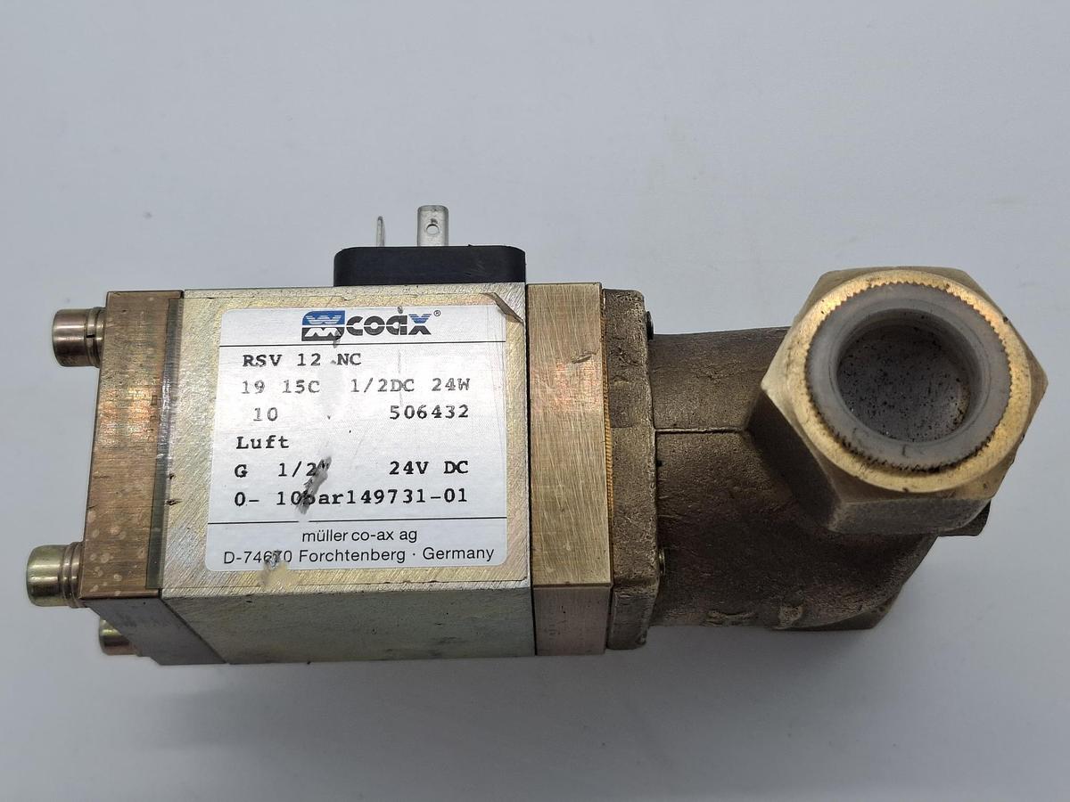 Lateralventil, RSV 12 NC, Coax, neuwertig