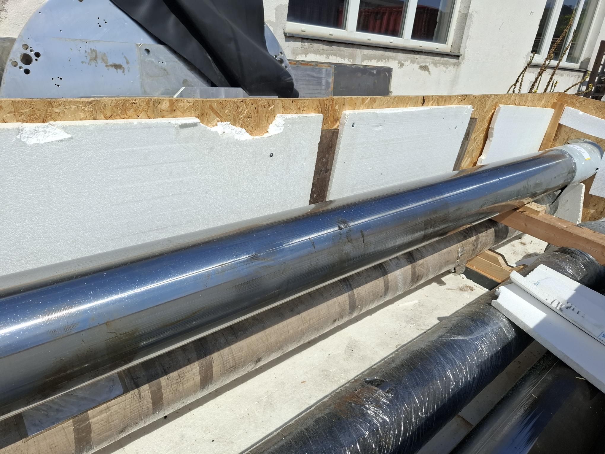 Gebraucht Ersatzsäule für IDRA OL1800 + Verstellmutter, D260mmx6480mm, (13), Idra, gebraucht