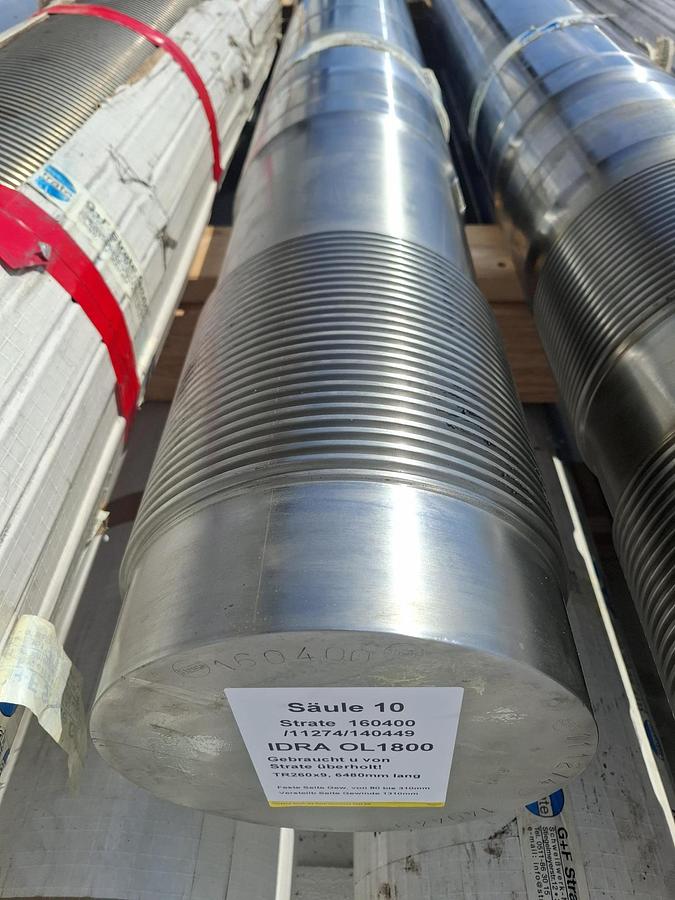 Überholt Ersatzsäule für IDRA OL1800, D260mmx6480mm, (10), 160400 Idra, überholt