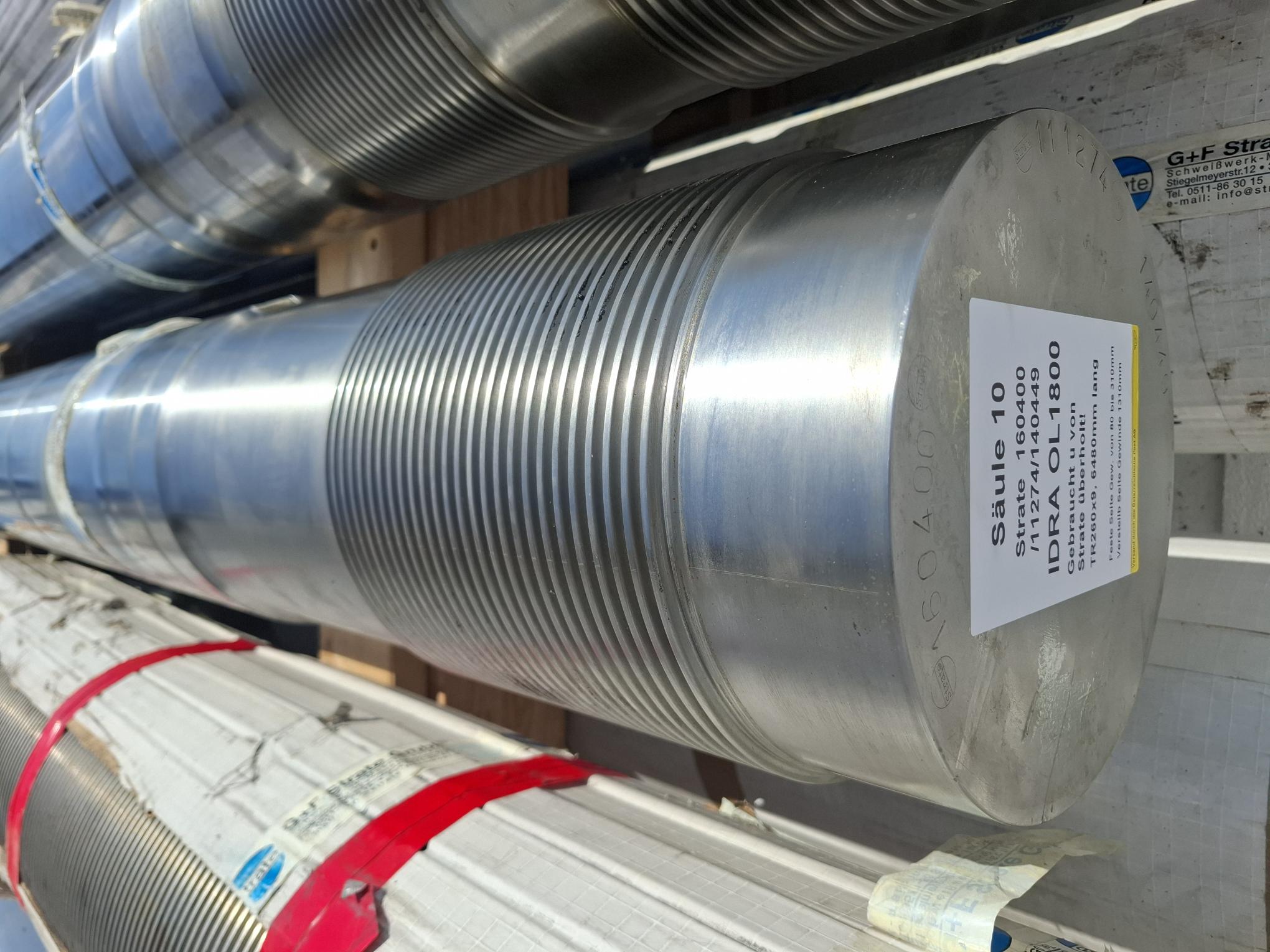 Überholt Ersatzsäule für IDRA OL1800, D260mmx6480mm, (10), 160400 Idra, überholt