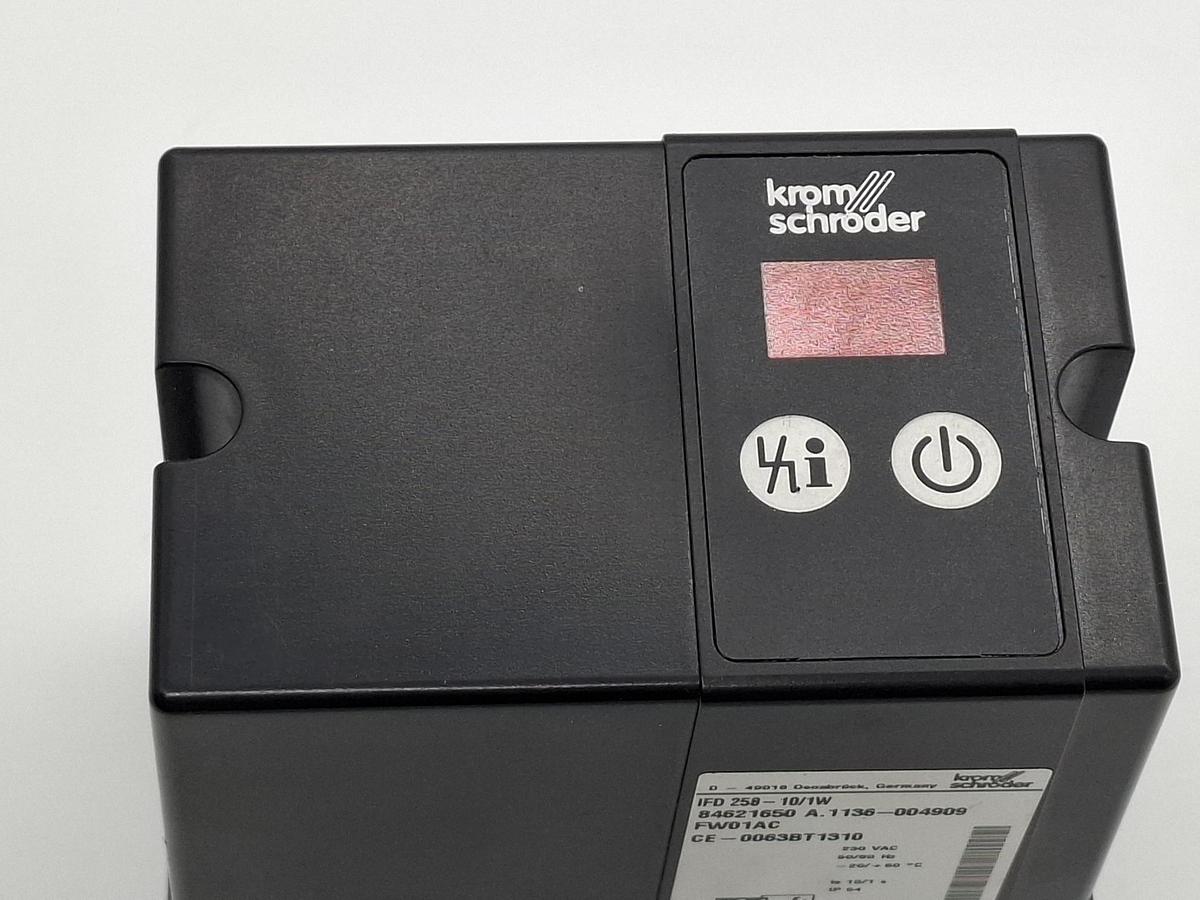 Gasfeuerungsautomat, IFD-258-10/1W, Krom & Schroeder, neuwertig