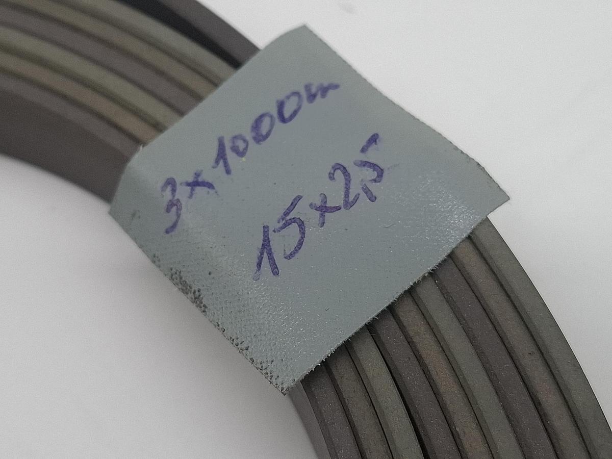 4m Führungsband, PTFE Bronze Compound, 1x1000mm, 6x500mm, 15x2,5mm , neu