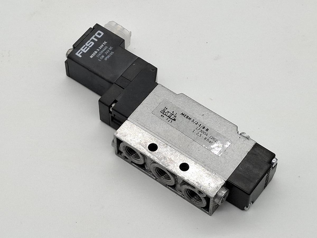 Magnetventil, 173004, MEBH-5/2-1/8-B, Festo, neuwertig