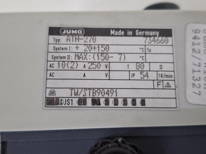 Thermostat, ATH 270, Jumo, neu