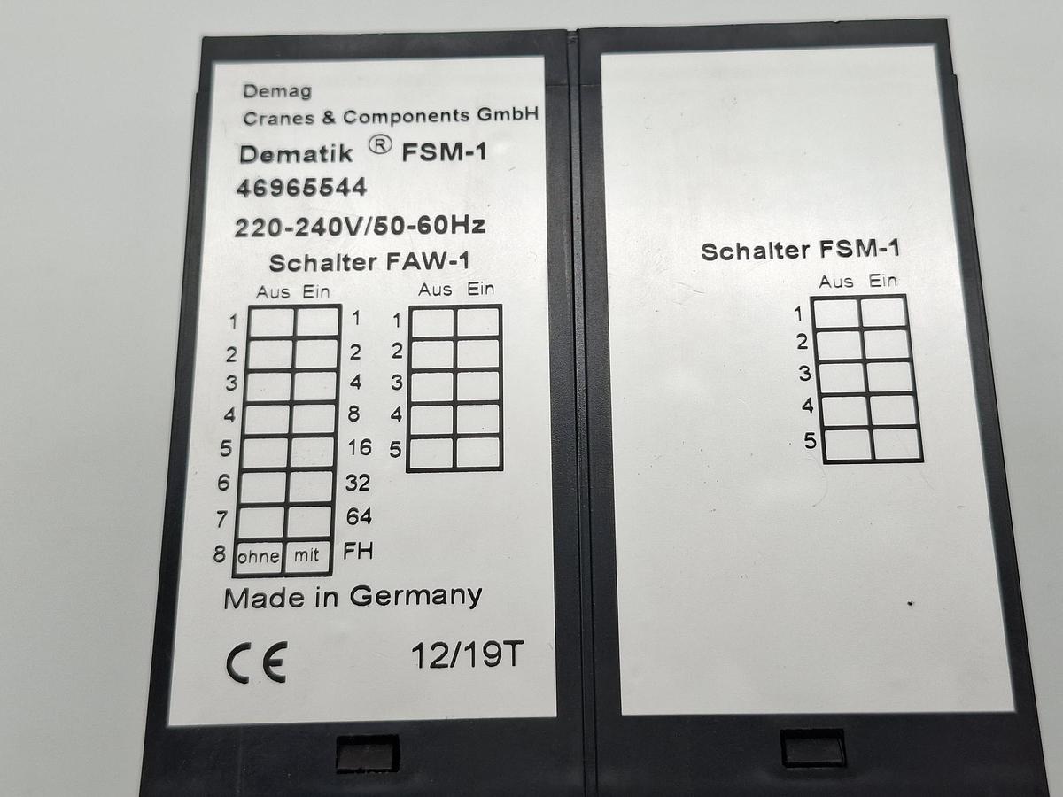 Steuergerät, FSM-1, 469 655 44, Demag, neu