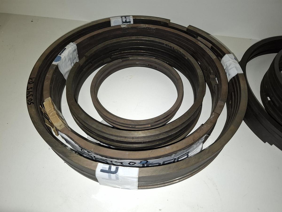 5 Stück Kolbenringe für Idra Druckgussmaschine, D200mm, 5034000, Strate/Idra, neu