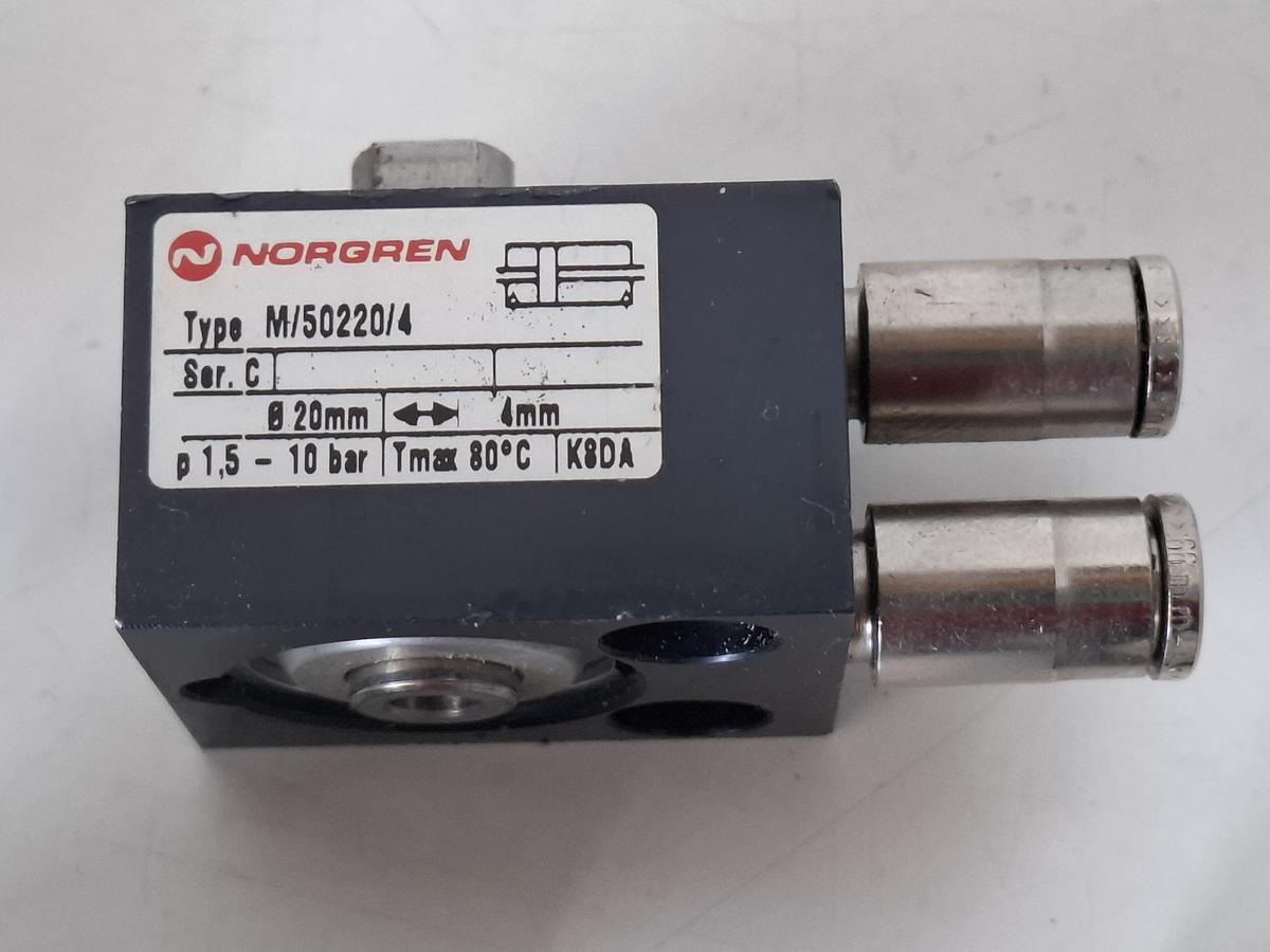 Gebraucht Doppelt wirkender Zylinder, d20mm, Hub 4mm, M/50220/4, Norgren, gebraucht