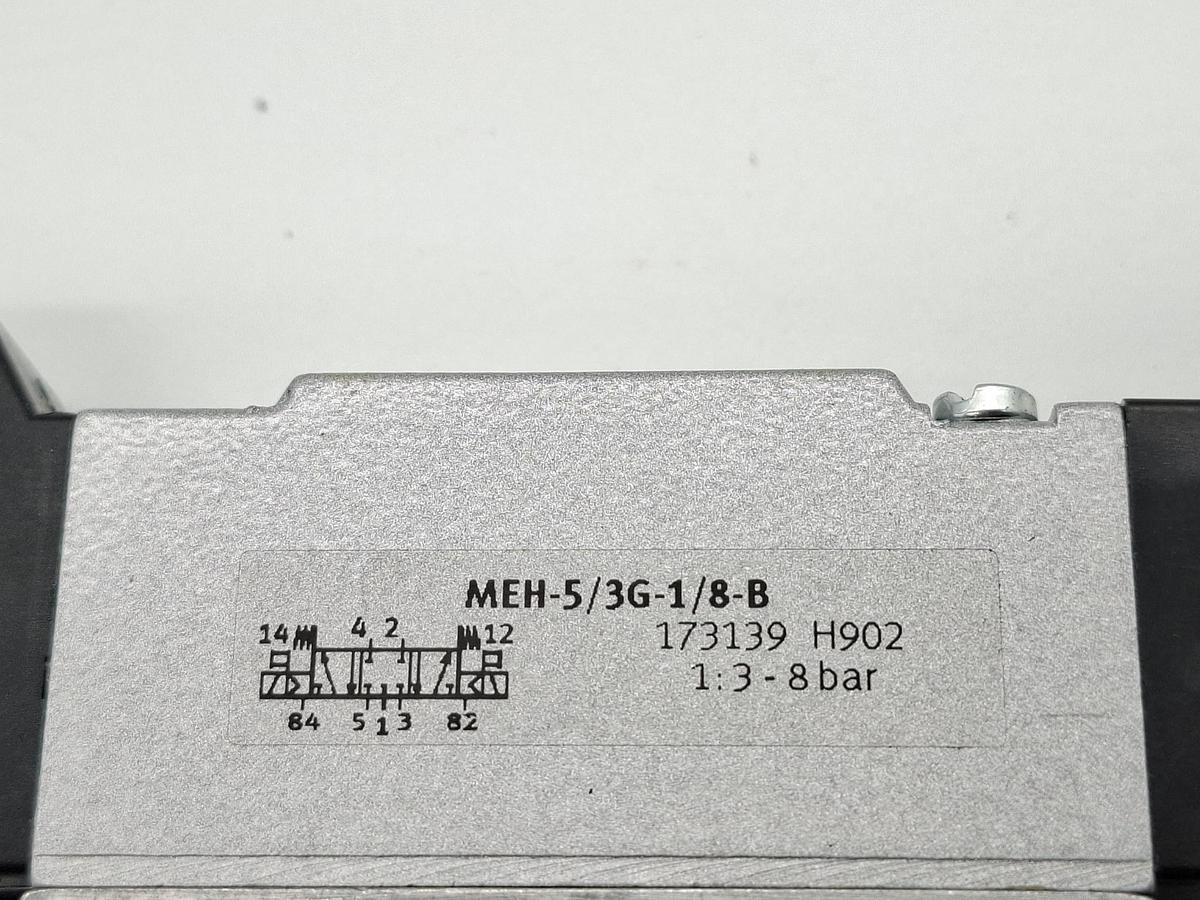 Magnetventil, 173139, MEH-5/3G-1/8-B, Festo, neu